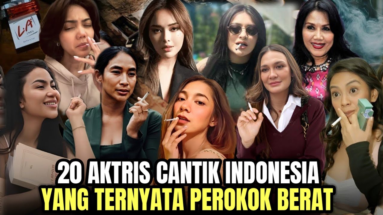 20 Aktris cantik Indonesia Yang Ternyata Perokok Berat !!
