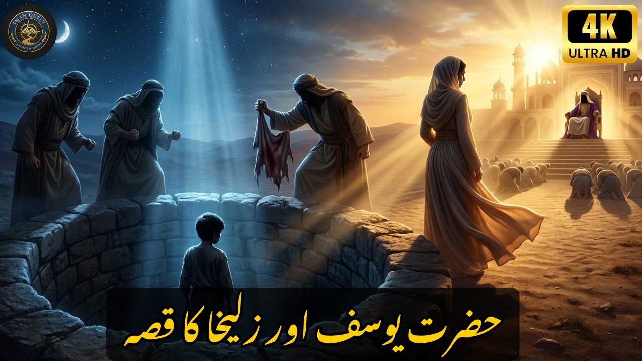 Hazrat Yousaf A.s ka Waqiya | صبر، ہجرت اور اللہ کی رحمت | Quranic Stories