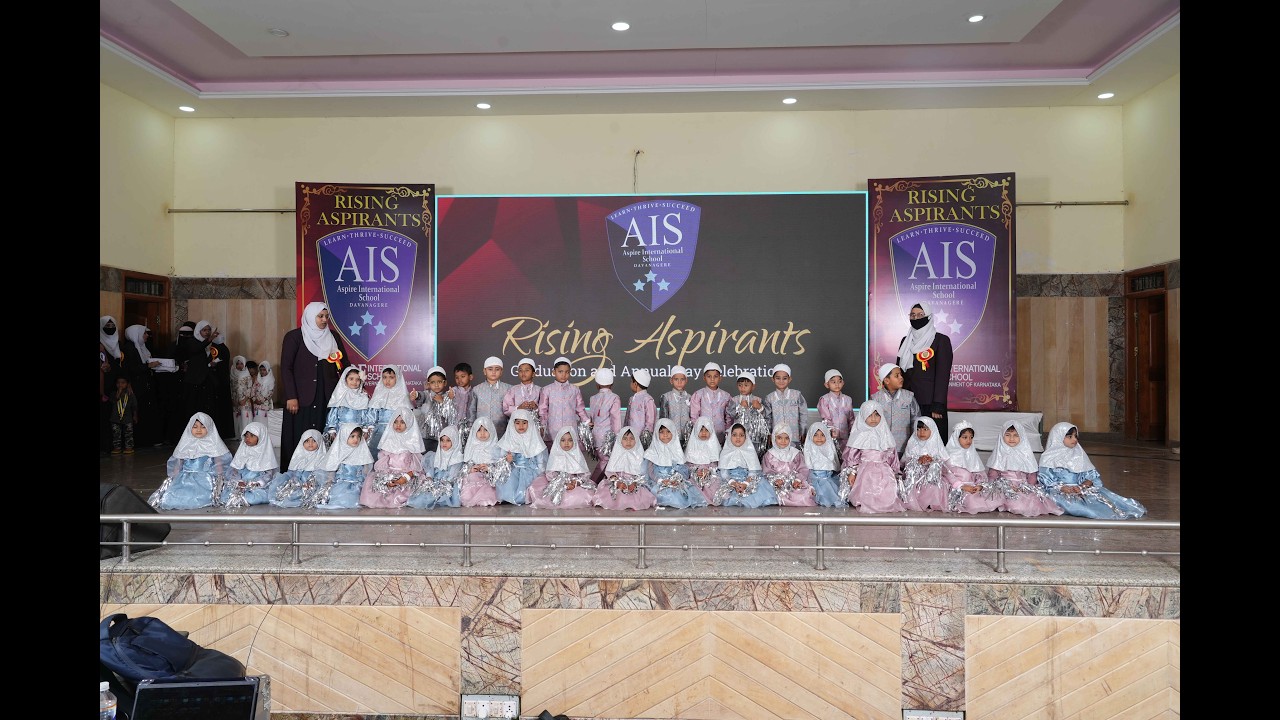 Bismillah Nasheed by LKG Students; Annual Day 2025-26, Aspire International School, Davanagere