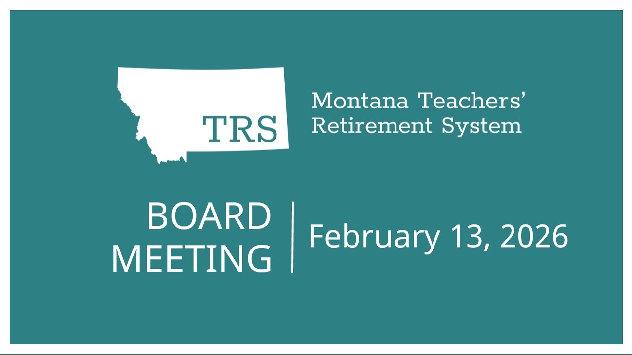 February 13, 2026 TRS Board meeting
