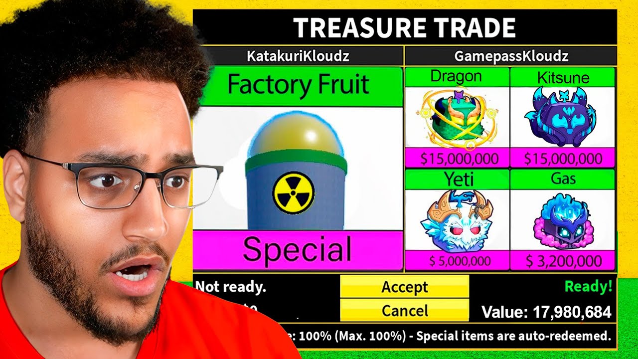 Trading Factory Fruits For 48 Hours in Blox Fruits..