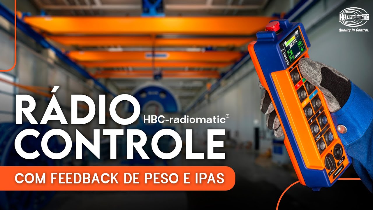 Rádio Controle Micron 7 - 516 com Feedback de Peso e IPAS