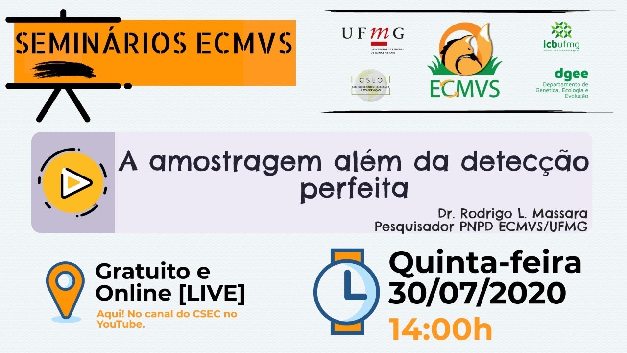 Semimários ECMVS - Rodrigo L. Massara - A amostragem além da detecção perfeita