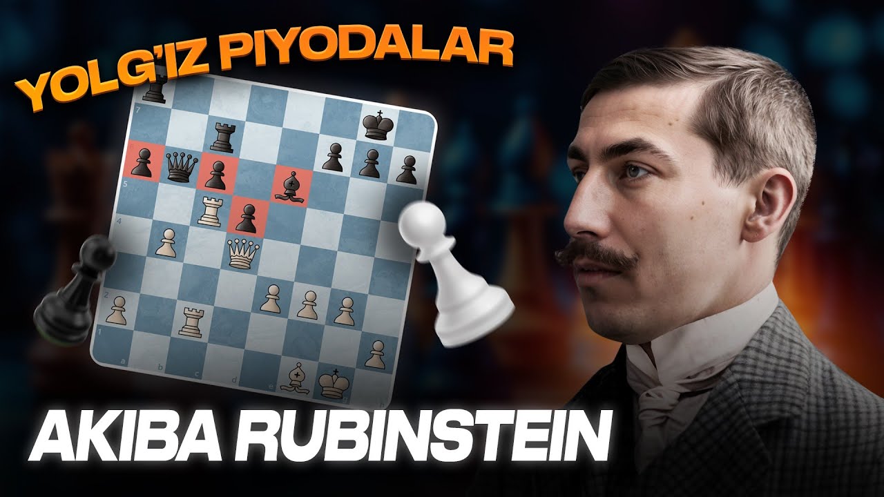 Akiba Rubinstein vs Gersz Salwe | Strategiya darsi Rubinstein dan ! O'rganamiz !