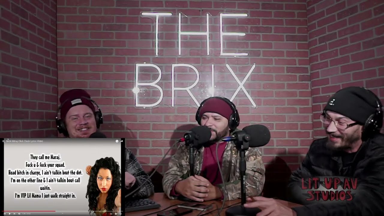 Lit Up AV Reactions: Nicki Minaj Click Clack [Lyrics Video]