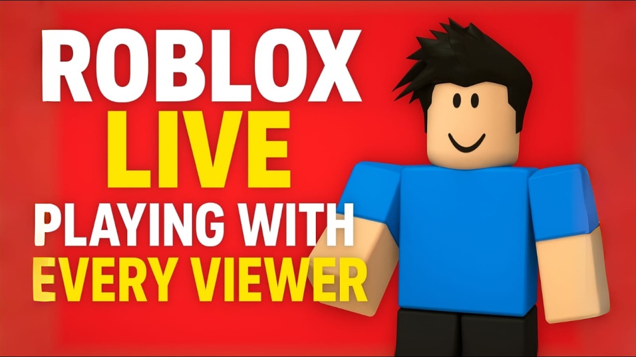 LIVE ROBLOX FUN GAME WITH EVERY VIEWERS