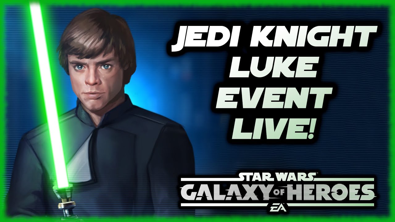 SWGOH Live! Путешествие рыцаря-джедая Люка Скайуокера!
