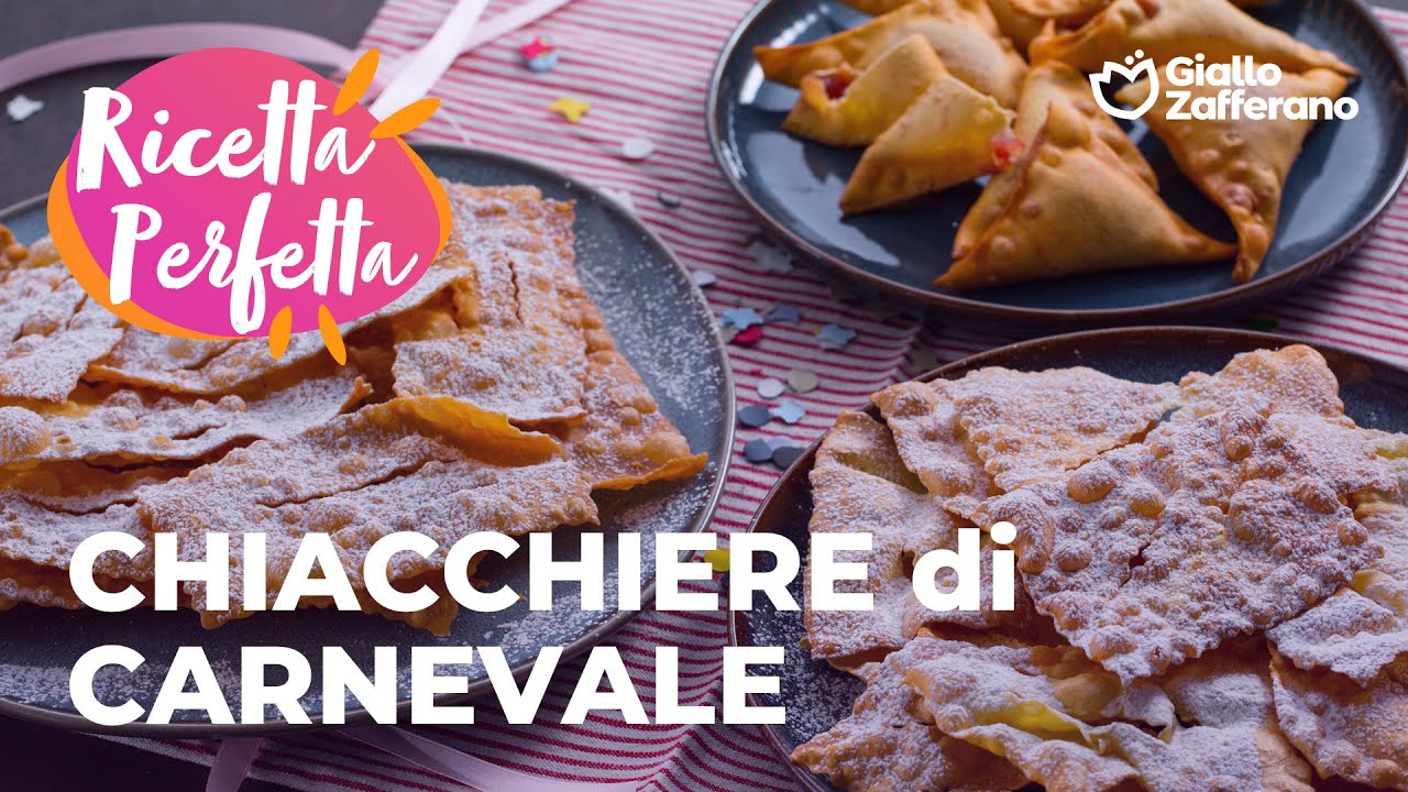3 CHIACCHIERE di CARNEVALE😋 FRITTE, AL FORNO e RIPIENE💚✨🎭💙