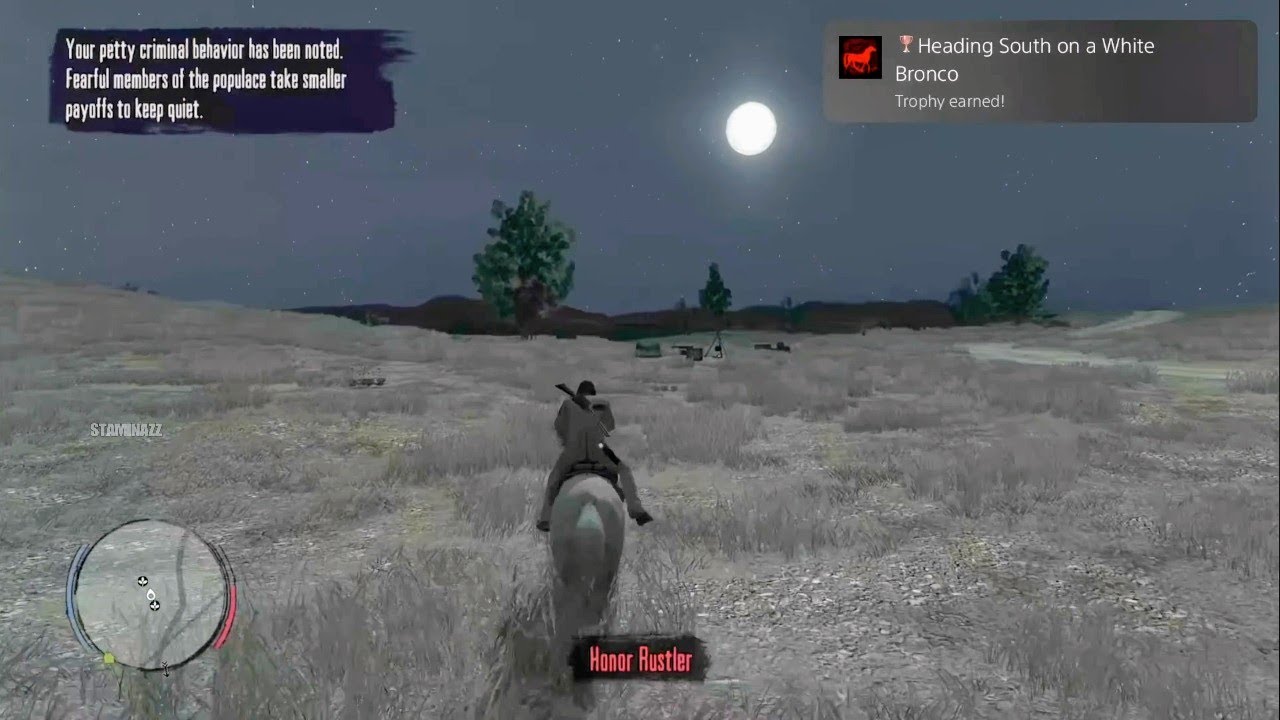 Heading South on a White Bronco Trophy - Red Dead Redemption (PS5)
