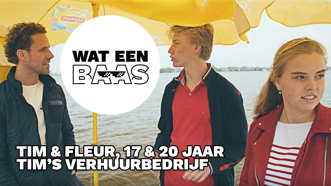 Wat een baas #2 - Tim (17) en Fleur (20) van Tim's Verhuurbedrijf
