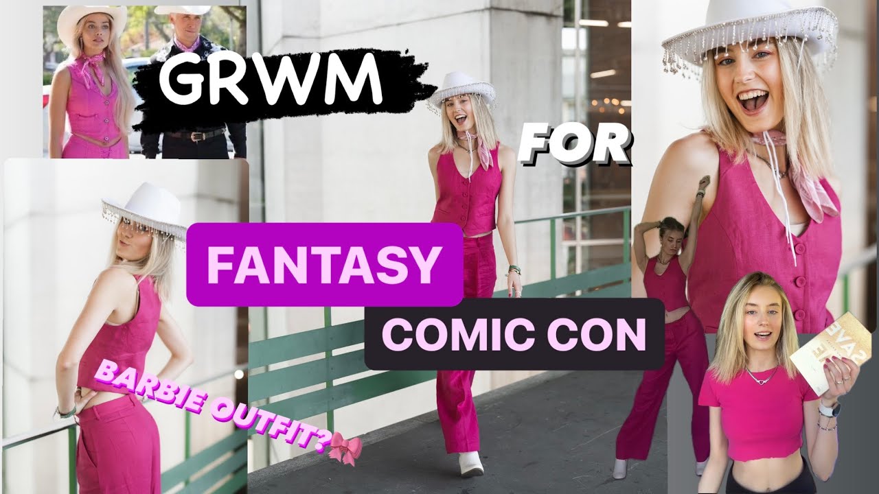 GRWM for FANTASY BASEL💫🐉 BARBIE OUTFIT🎀💕