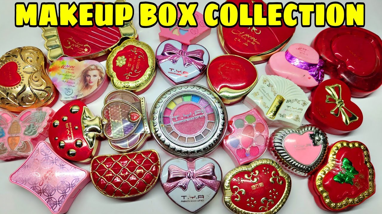 Makeup Box Collection, Unboxing Barbie Makeup box Kit, Makeup Box ASMR, Cheap Makeup Set