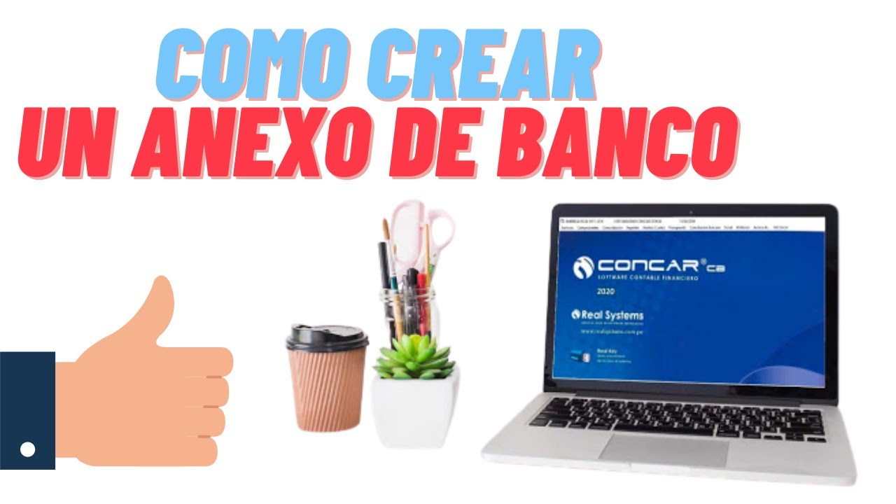👍 CLASE DE CONCAR 👉  COMO CREAR UN ANEXO DE CUENTA DE BANCO