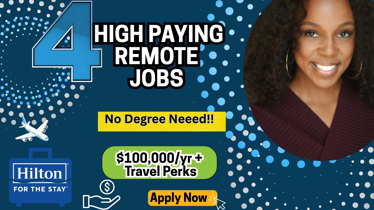 Work From Home & Travel the World! 🌴 Hilton’s $40/Night Perk + 6-Figure Remote Jobs