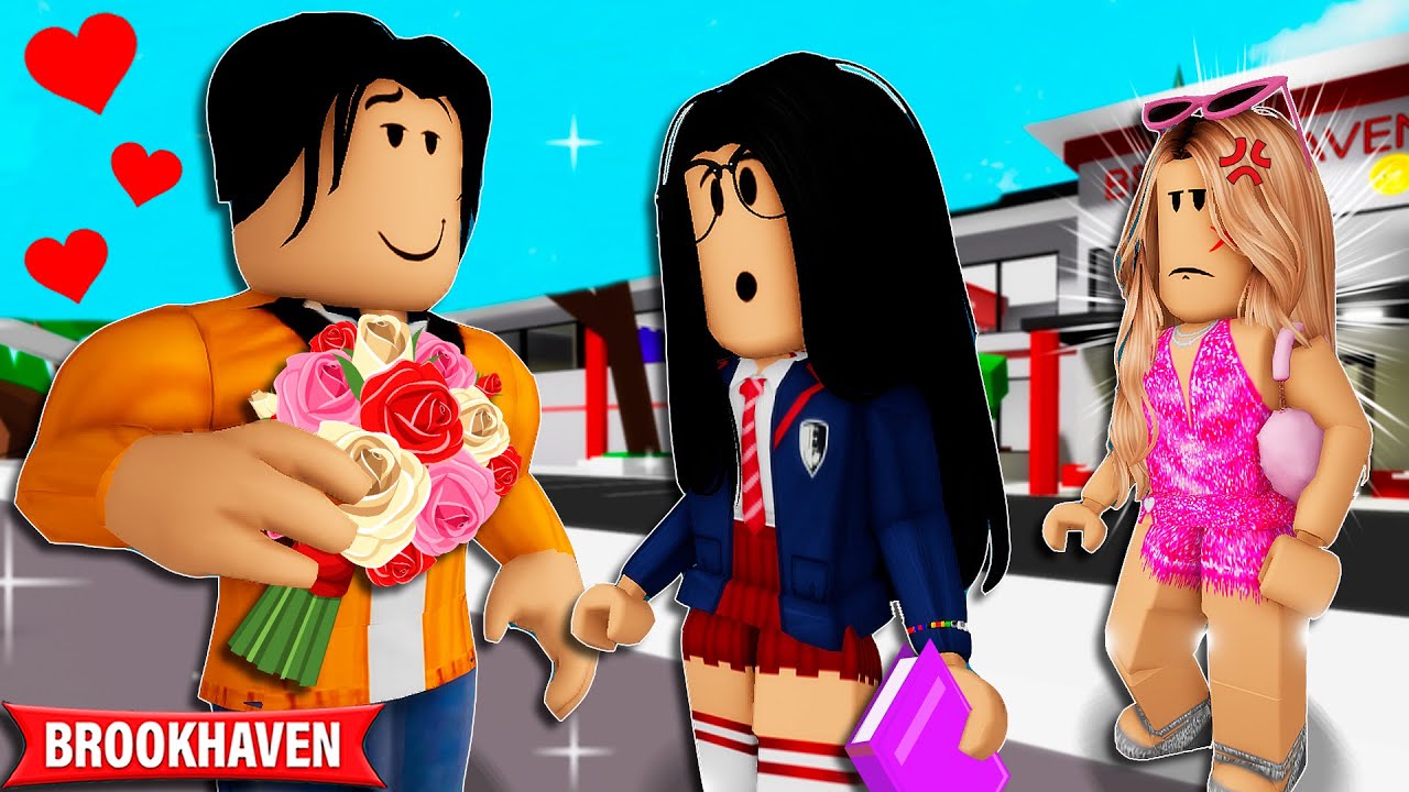 O MENINO MAIS BONITO da ESCOLA se APAIXONOU pela NERD | Historinhas Brookhaven Roblox | Bibi e Lud
