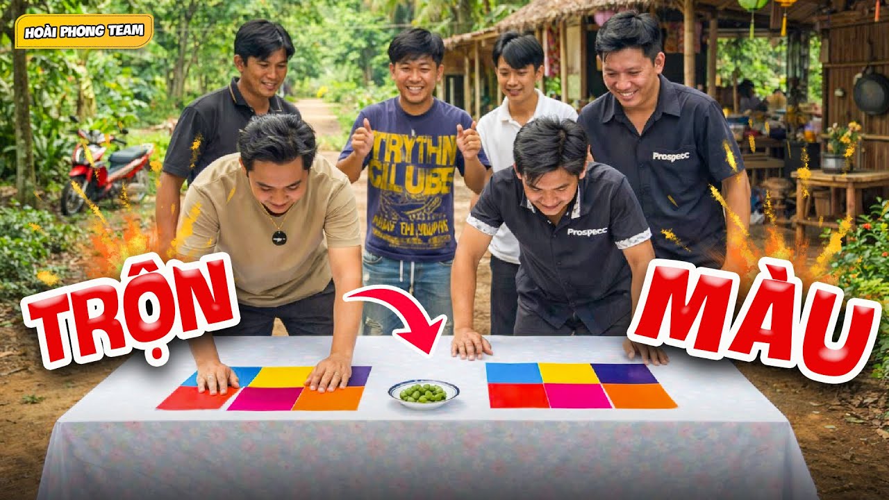 Thử Thách Với Màu Sắc Vui Nhộn Hấp Dẫn | Team Hoài Phong TV