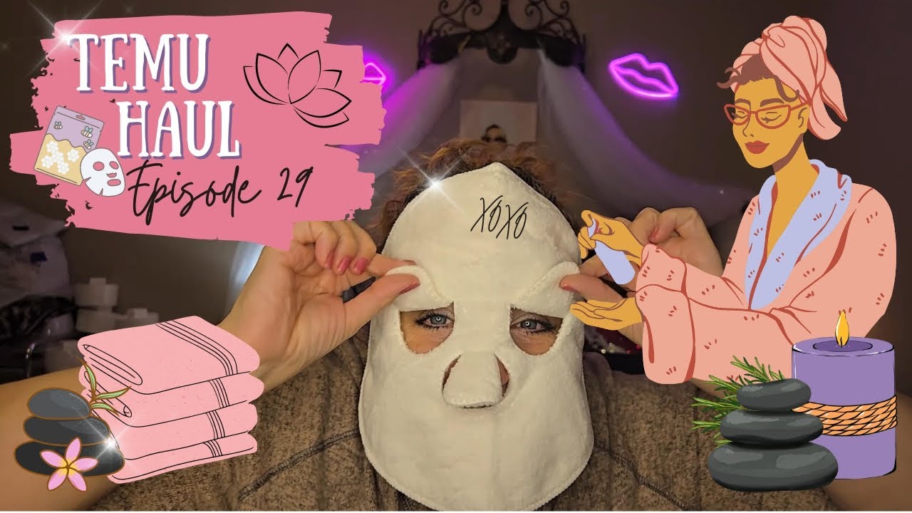 SELF CARE TEMU HAUL!!! 👱‍♀️🤭❤💜❤