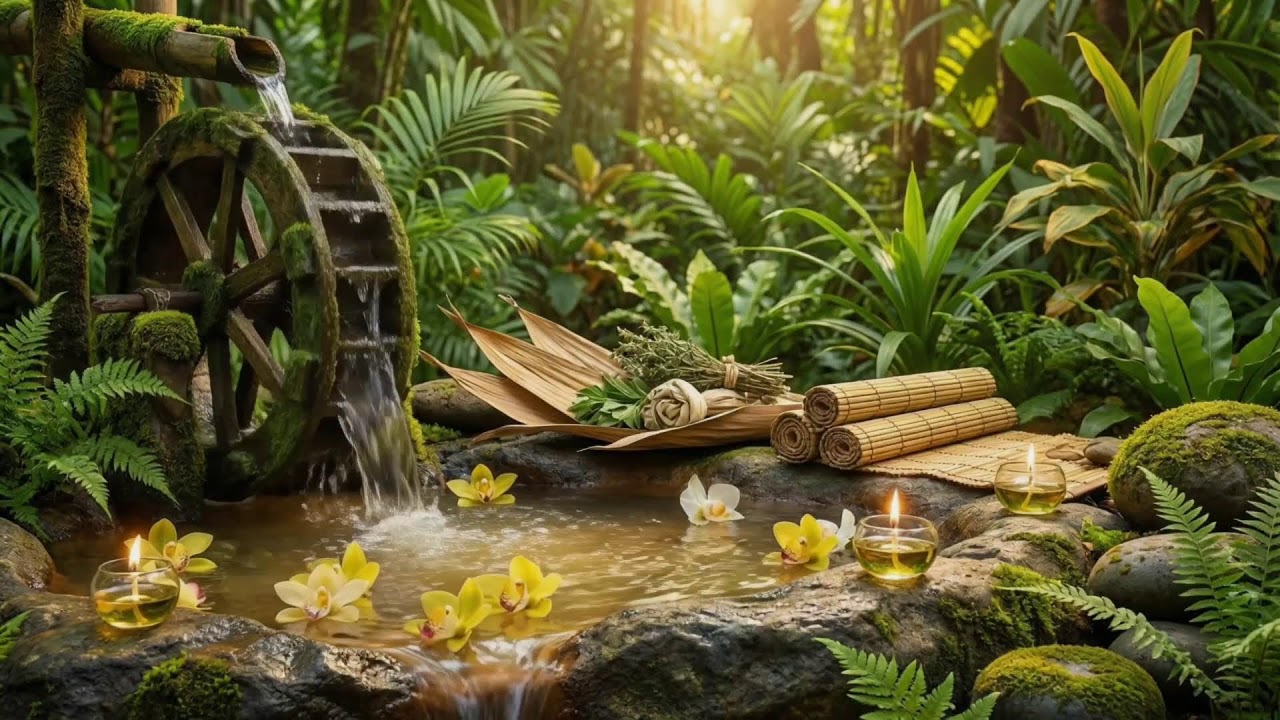Relaxing Music Relieves Stress, Ease Anxiety & Depression 🌿 Spa and Healing Music, Relax Mind Body