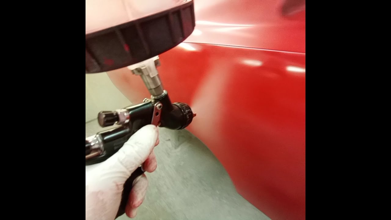 1968 Dodge Charger RT Restoration - Paint Process Part 1 - PPG P 1 Red - DIY Auto Restoration