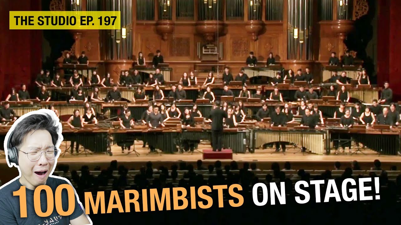 This is what a 100 PLAYER MARIMBA ORCHESTRA sounds like