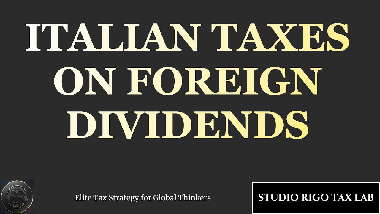 Жестокая правда о дивидендах, выплачиваемых иностранными инвесторами, в Италии.