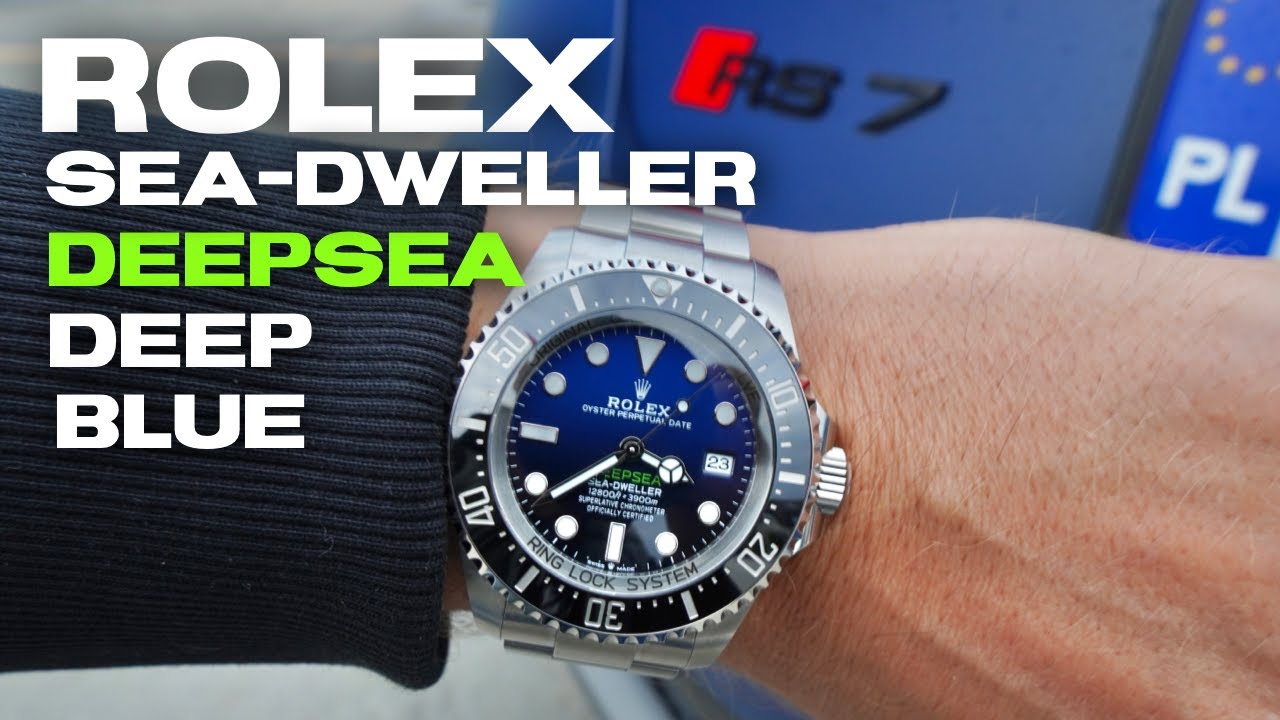 CARS & CHRONO: RAMBO wśr&oacute;d zegark&oacute;w | ROLEX Sea-Dweller Deepsea Deep Blue