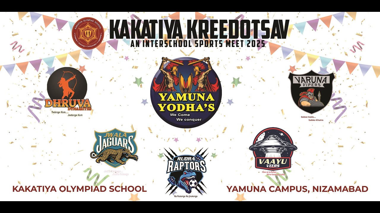 KAKATIYA KREEDOTSAV || AN INTERSCHOOL SPORTS MEET 2025 || YAMUNA CAMPUS || KOS || NIZAMABAD