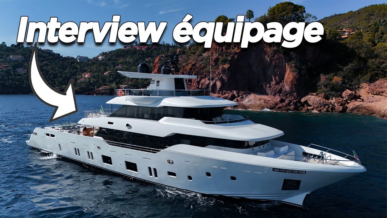 Je visite un superyacht de 43 mètres ! (+interview équipage)