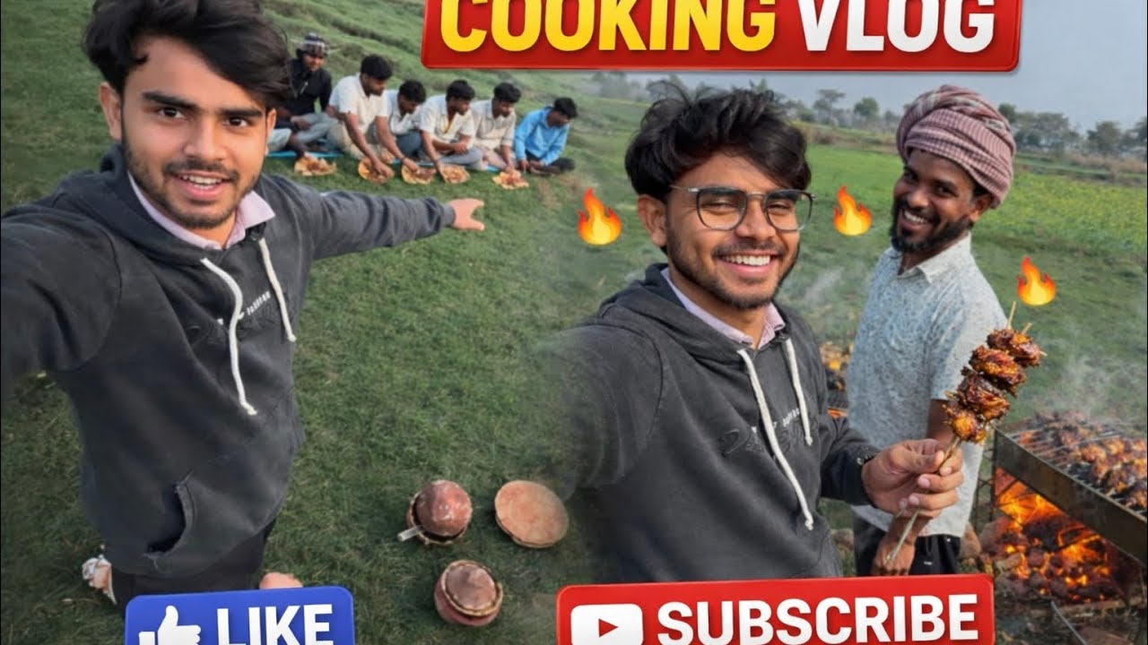 Prem’s Vlog ,Village Style Cooking Vlog Doston Ke Sath Outdoor Masti #CookingVlog #VillageCooking