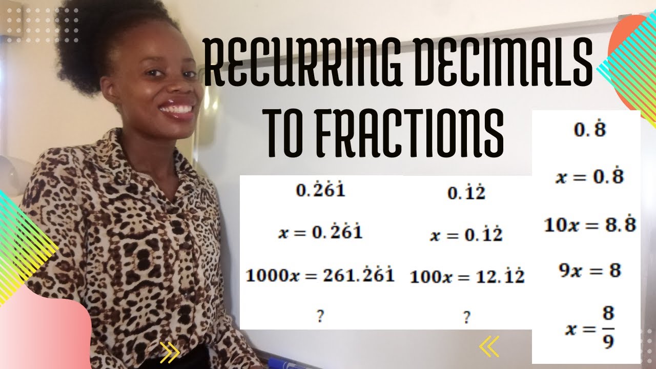HOW TO CONVERT RECURRING DECIMALS TO FRACTIONS | #GCSE