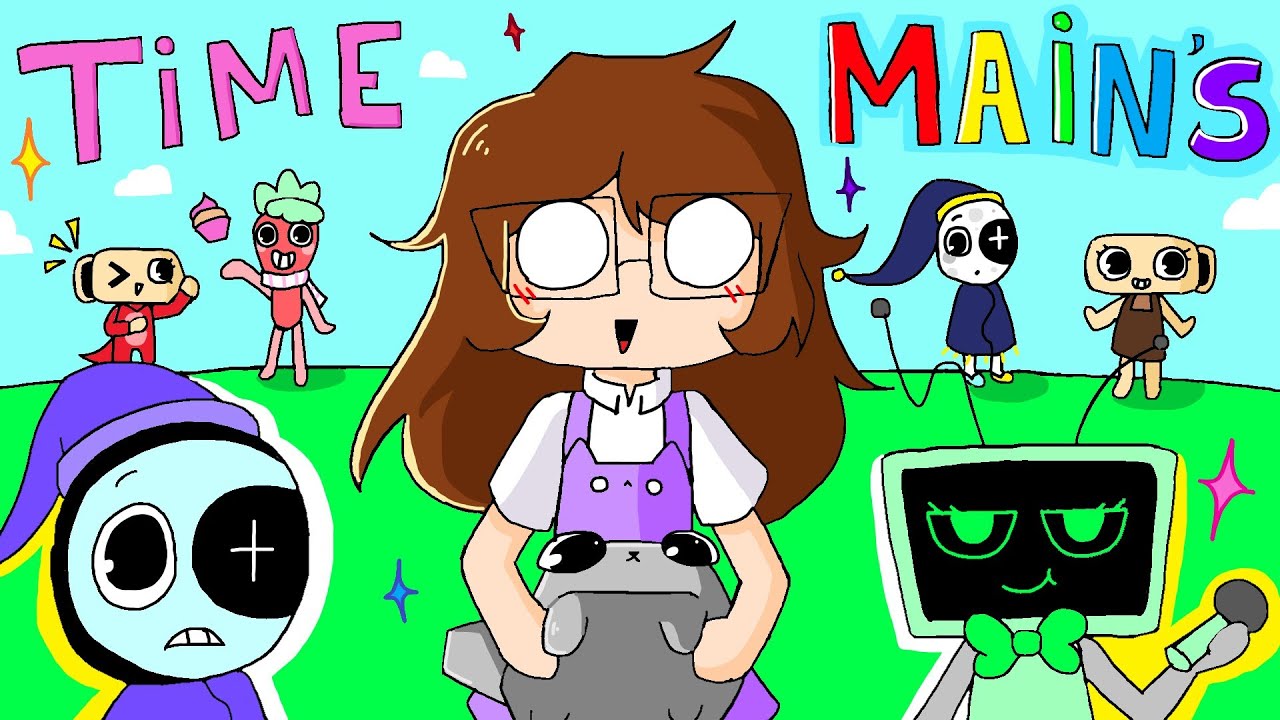 🌙🍓 TIME MAINS 🐚🐶📺 DANDY'S WORLD - ROBLOX
