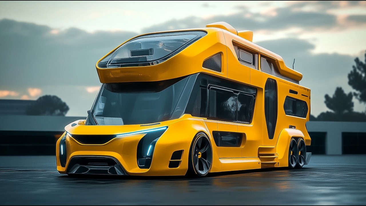 Ces Camping-Cars de Luxe à 2 étages vont vous époustoufler.