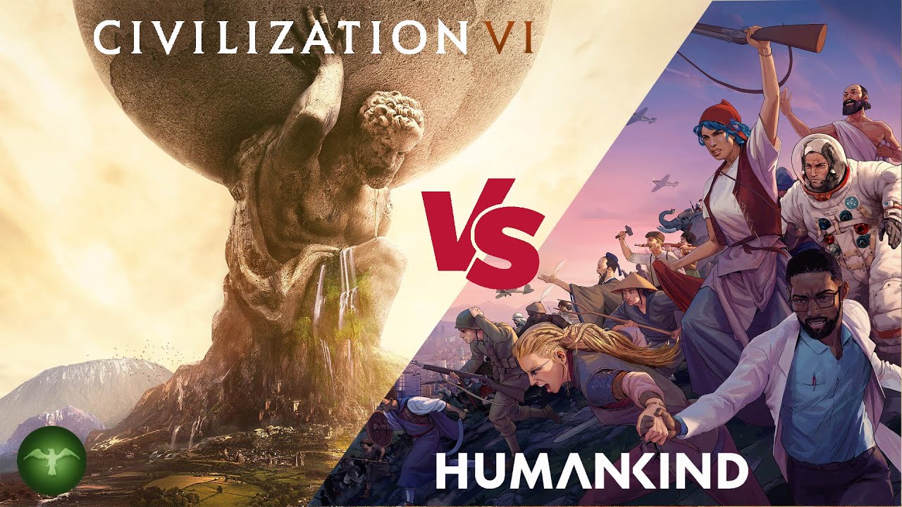 CIV 6 vs Humankind - Gramy R&Oacute;WNOCZEŚNIE i por&oacute;wnujemy - PL