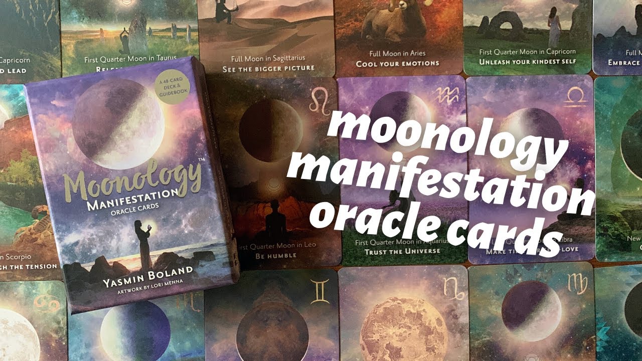 Moonology Manifestation Oracle Cards // Flip-Through