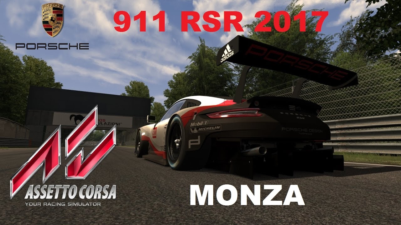 ASSETTO CORSA PORSCHE 911 RSR 2017 MONZA RACE PLUS SETUP 1.47.5