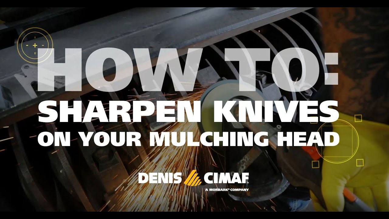How to Sharpen the Knives on Your Denis Cimaf Mulching Head