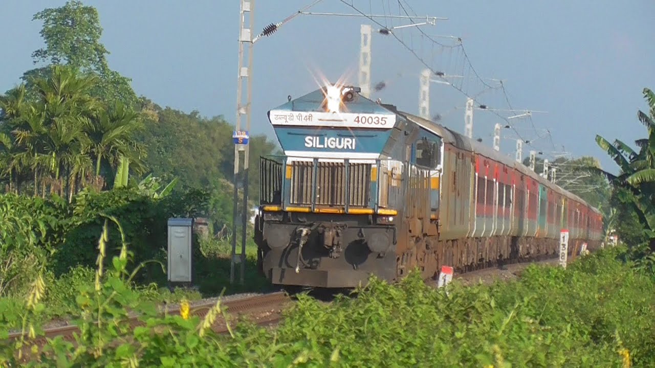07047 Naharlagun - Secundrabad Special Express behind roaring LHF EMD!!!