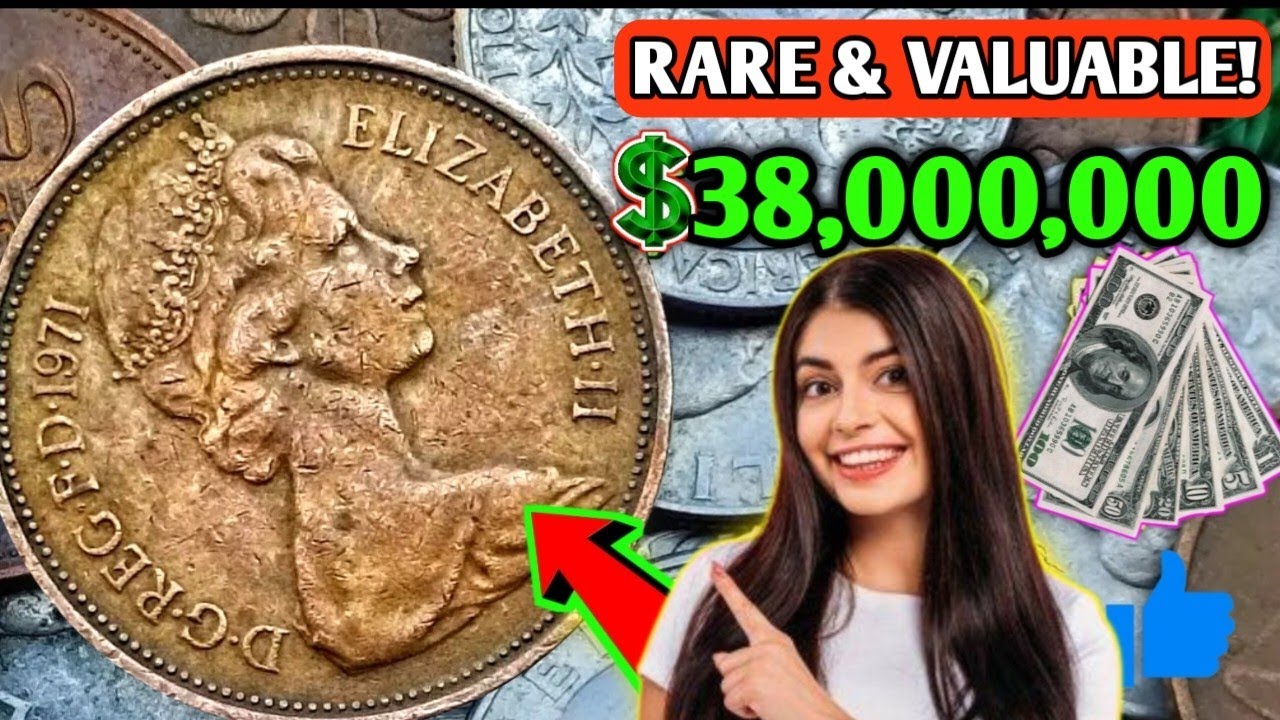 Look For :1971 Error Queen Elizabeth 2p New Pence Coin Value | How Much is a 1971 2 New Pence Worth?