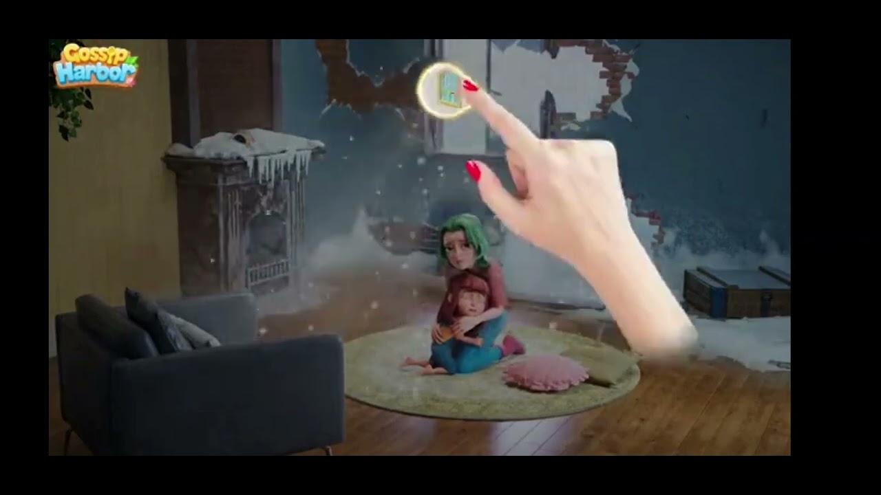 Gossip Harbor: Merge & Story game ads