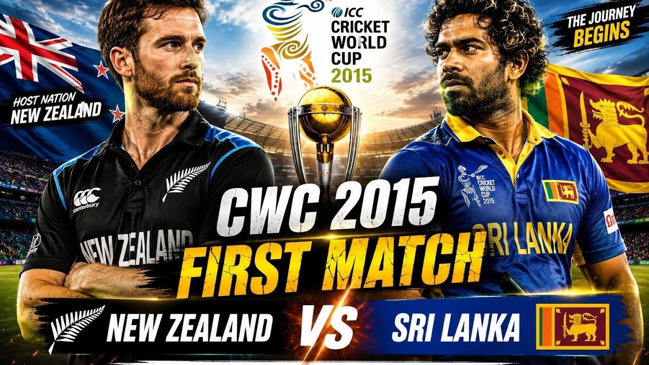  🏏 CWC 2015 Match 1 | New Zealand vs Sri Lanka | Full Match Highlights 🎥