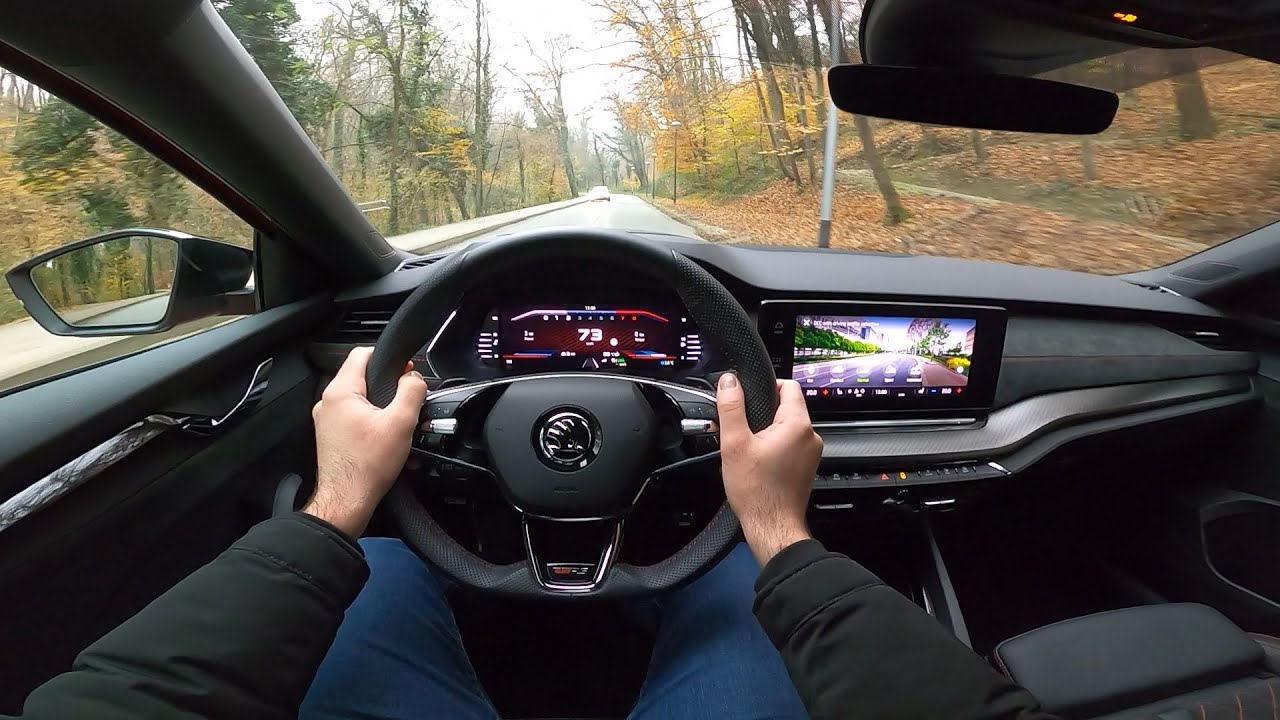 Новая SKODA OCTAVIA RS (2021 г.) - тест-драйв от первого лица и ПОЛНЫЙ ОБЗОР (245 л.с. TSI)