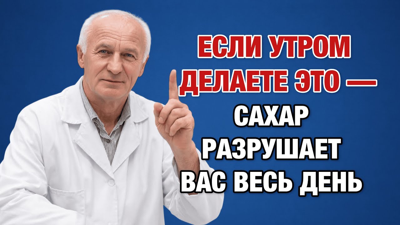 ❗️Если утром делаете ЭТО — сахар разрушает вас весь день
