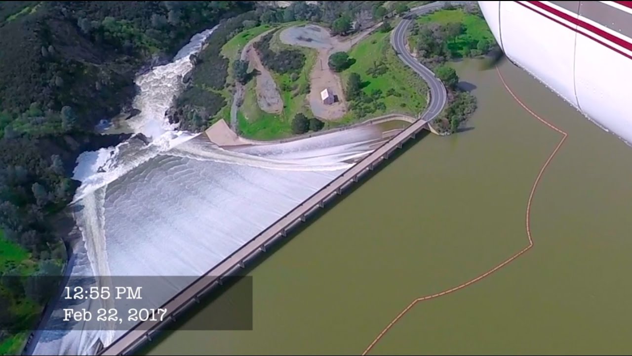 Lake Pardee in California is Spilling Over   -   One Minute News