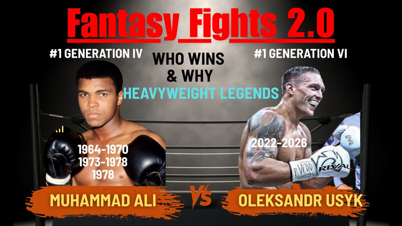 All  Time Greats Oleksandr Usyk vs  Muhammad Ali  Fantasy Fights 2 0