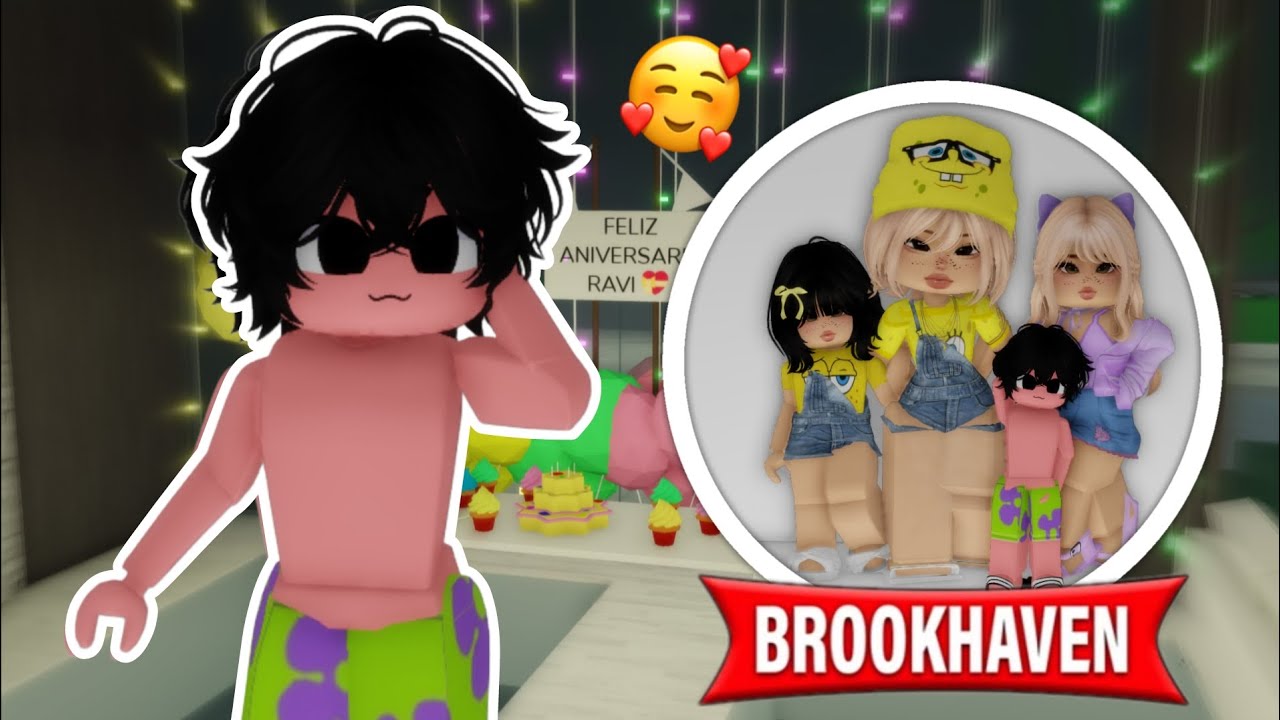 ANIVERSÁRIO DO RAVI🎂🎇 no BROOKHAVEN RP 🏠