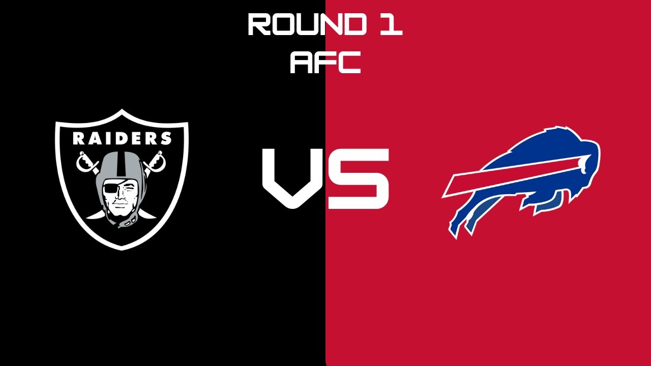 RAIDERS VS BILLS- Round 1 AFC