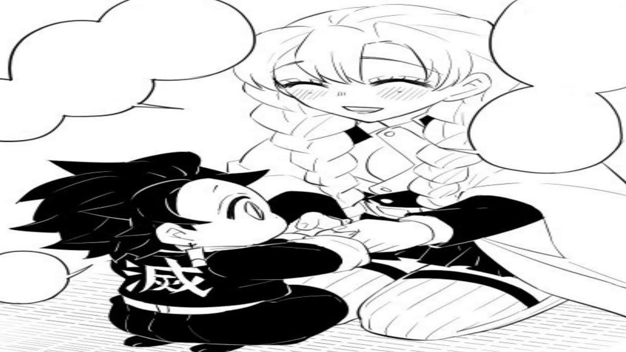 Mitsuri cuida a Tanjiro demonio | Cómic Dub