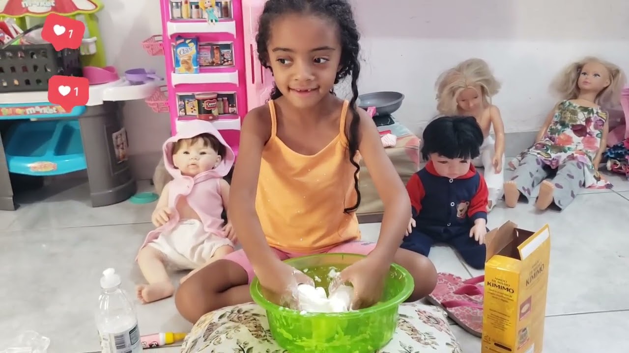 MASSINHA SLIME DAS BEBÊS REBORN 