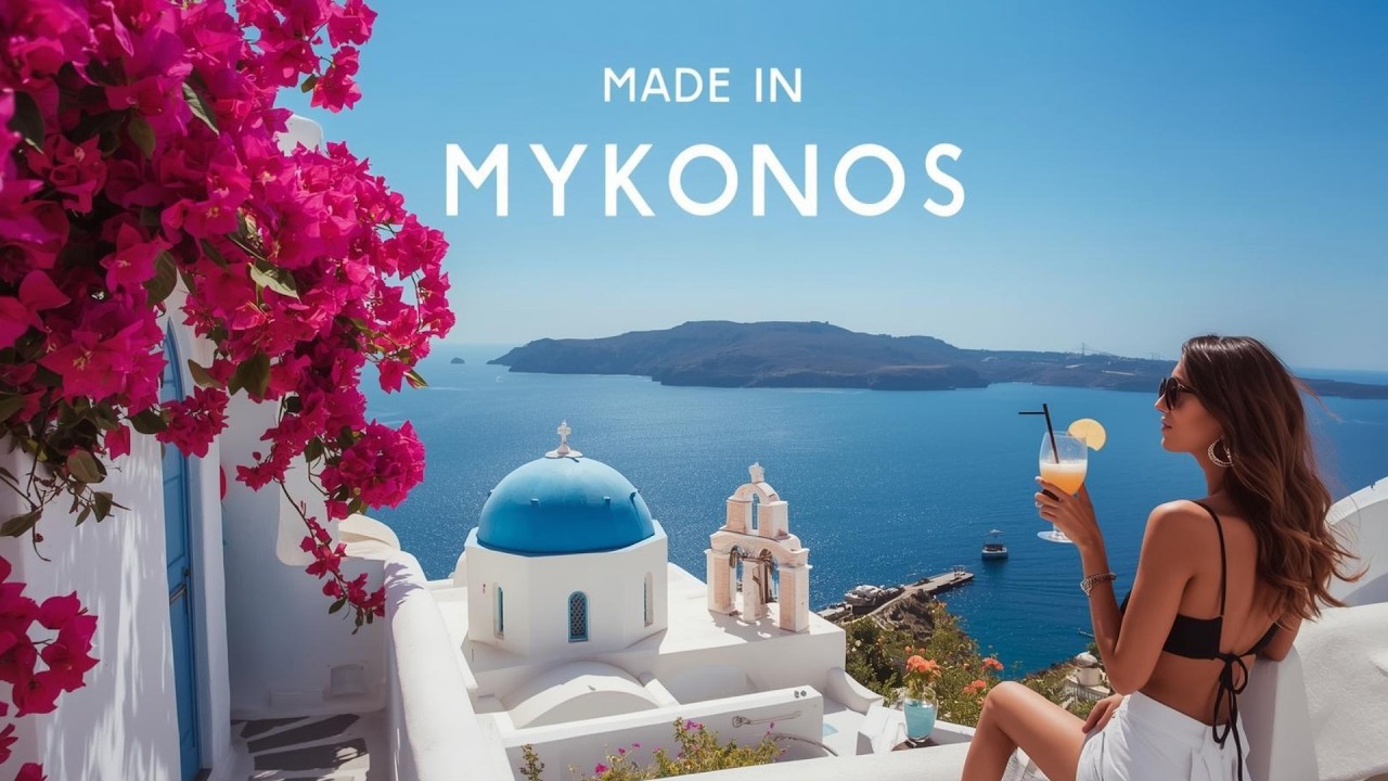 MADE IN MYKONOS 🌊🔥 | Nkosinhle ft DJ Frenchie | Amapiano Afro House Party Anthem (Visualizer)
