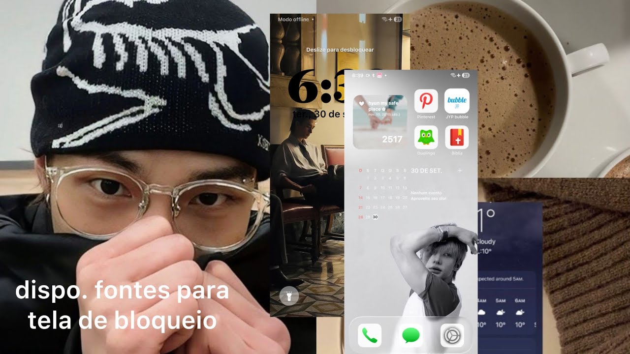 track 2 : dispo. fontes pra tela de bloqueio 